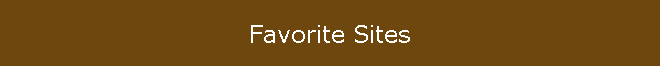 Favorite Sites